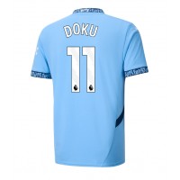 Maglie da calcio Manchester City Jeremy Doku #11 Prima Maglia 2024-25 Manica Corta